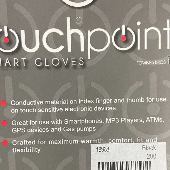 NWT FOWNES SMART GLOVES Touch Point Leather Cashmere (XL) - Picture 3 of 4